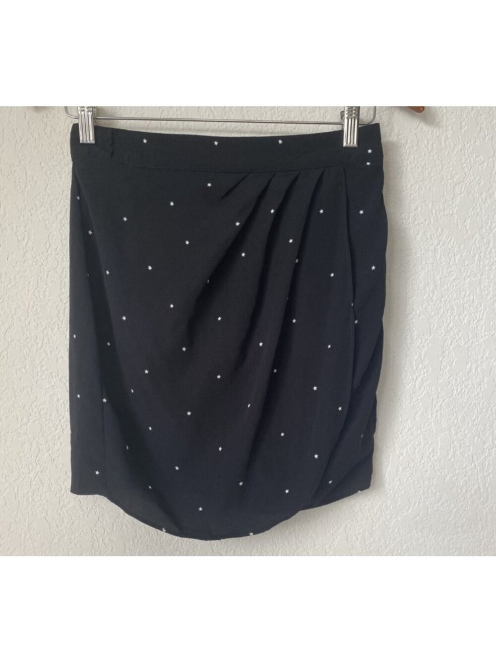 NWT Sage the Label SZ Small Black Midnight Dance Mini Skirt with Stars